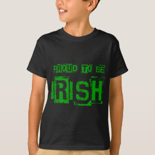 Camiseta Orgulhoso de ser Rua irlandesa.