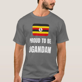 Camiseta Orgulhoso de ser ugandês