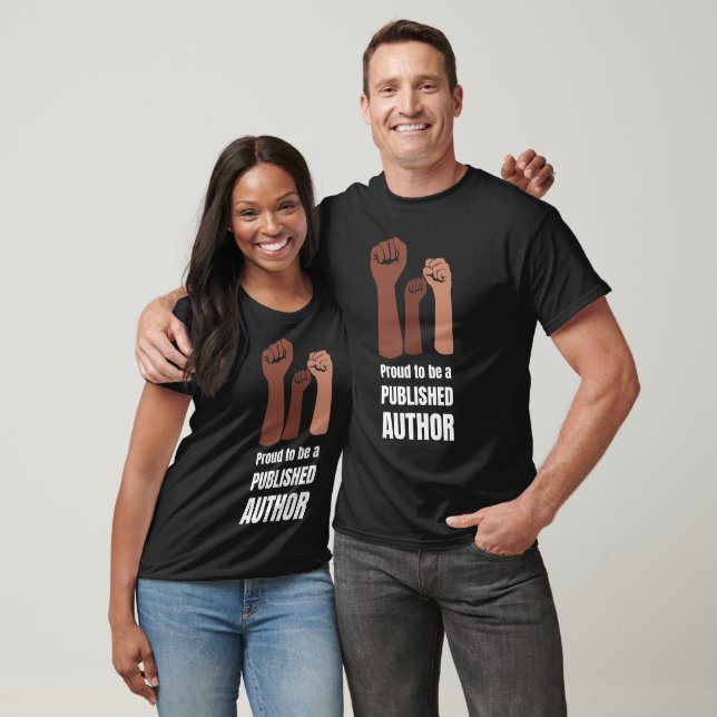 Camiseta ORGULHOSO DE SER UM Autor Negro de Melanina PUBLIC (Unissex)