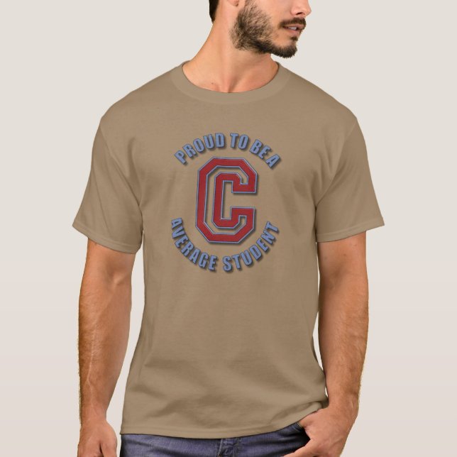 Camiseta Orgulhoso de ser um estudante médio "C" (Frente)