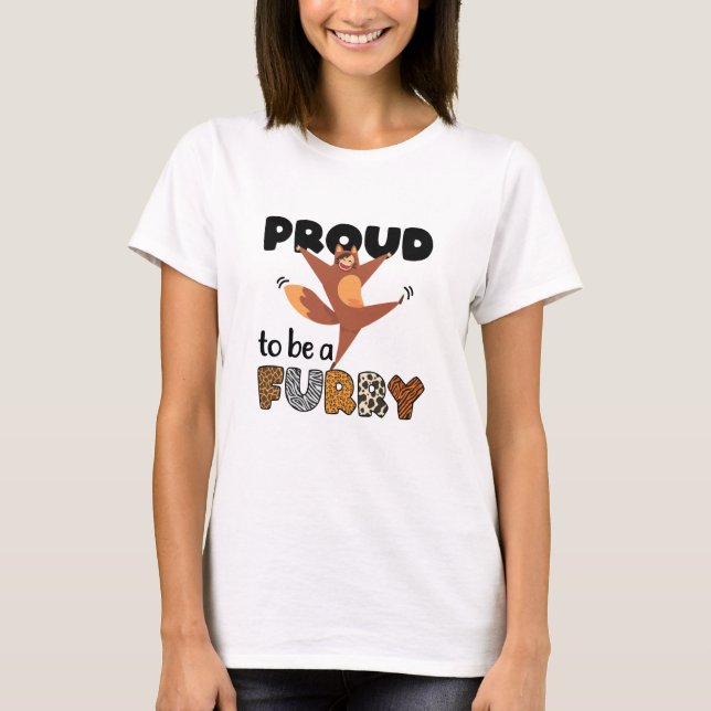 Camiseta Orgulhoso de ser um Furry (Frente)