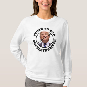 Camiseta Orgulhoso de ser um Nunca Trumper Anti Donald Trum