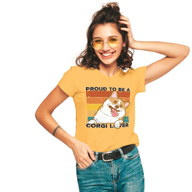 Camiseta Orgulhoso De Ser Um Pão De Corgi (Criador carregado)
