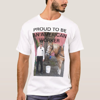 CAMISETA ORGULHOSO DE SER UM TRABALHADOR AMERICANO