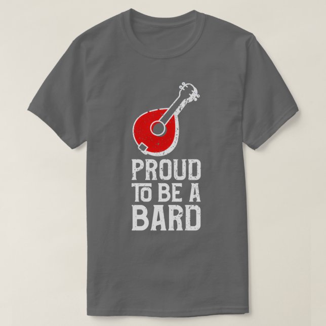 Camiseta Orgulhoso De Ser Um Vermelho Bard 1 (Frente do Design)