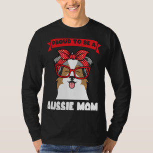 Camiseta orgulhoso de ser uma mãe aussie aussie
