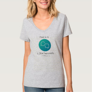 Camiseta Orgulhoso de ser uma t-shir não-impossível para 