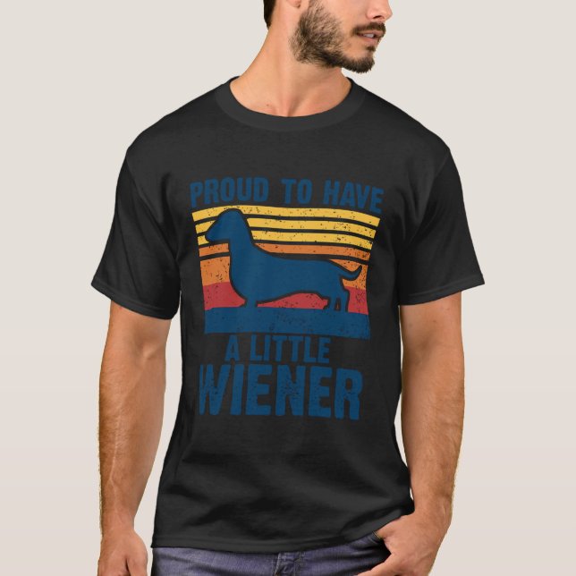 Camiseta Orgulhoso De Ter Um Cachorro Engraçado E Engraçado (Frente)