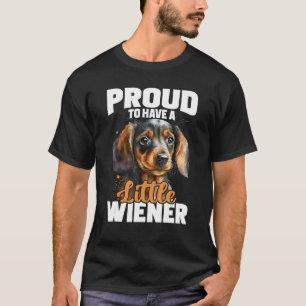Camiseta Orgulhoso De Ter Um Pequeno Vime - Cão De Pet Dach
