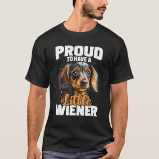 Camiseta Orgulhoso De Ter Um Pequeno Vime - Cão De Pet Dach