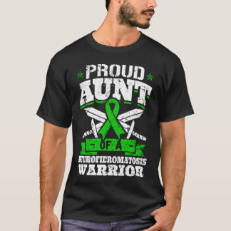 Camiseta Orgulhoso de um guerreiro da neurofibromatose retr