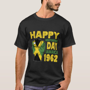 Camiseta Orgulhoso Dia da Independência Feliz jamaicana Jam