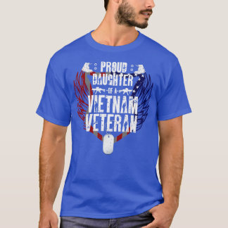 Camiseta Orgulhoso Dia de os pais de Filha Vietnã