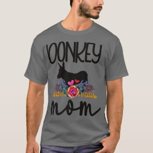 Camiseta Orgulhoso Donkey Mãe Donkey Farmer Donkey Propriet