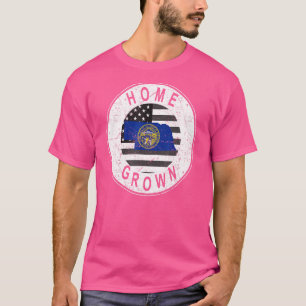 Camiseta Orgulhoso Estado Americano Bandeira Us Home Grown