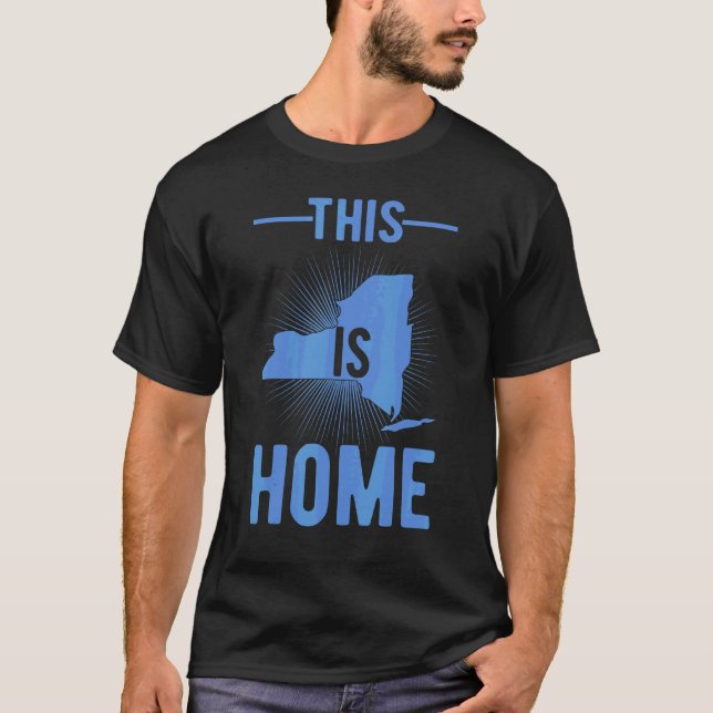 Camiseta Orgulhoso Estado Fã Dos Eua Este É O Mapa Doméstic (Frente)