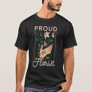 Camiseta Orgulhoso Florista Jardim Botânico Planta Amor