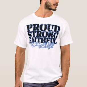 Camiseta Orgulhoso, forte, fiel