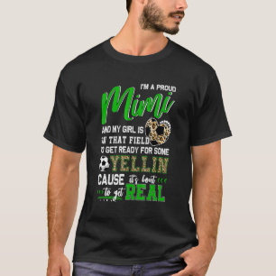 Camiseta Orgulhoso Futebol Mimi - Correspondência Familiar