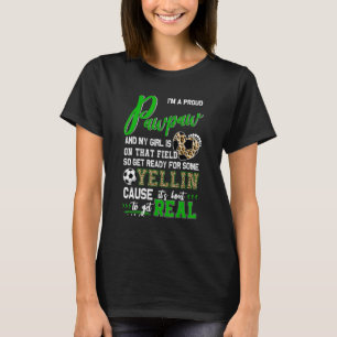 Camiseta Orgulhoso Futebol Pawpaw Soccer Combinação Familia