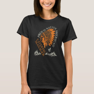 Camiseta Orgulhoso Gerente de Catering Nativo Americano Emp