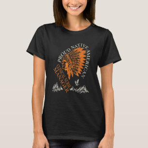 Camiseta Orgulhoso Gerente de Enfermagem Clínica Nativo Ame