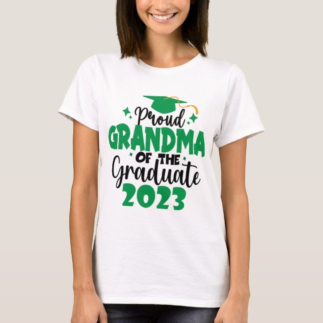 Camiseta Orgulhoso GRANDMA de uma Classe de Diversão de For (Frente)