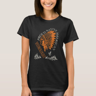 Camiseta Orgulhoso Hidrólogo Indígena Americano