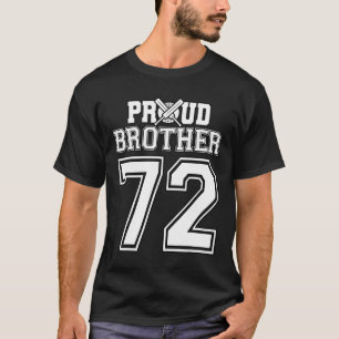 Camiseta Orgulhoso Irmão Críquete Número 72