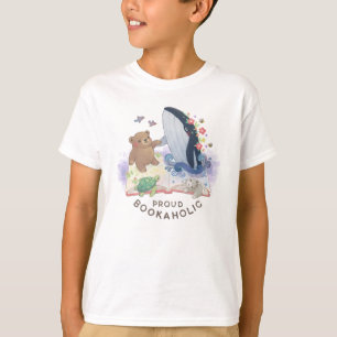 Camiseta Orgulhoso Livresco: Ilustração da Magia dos Livros