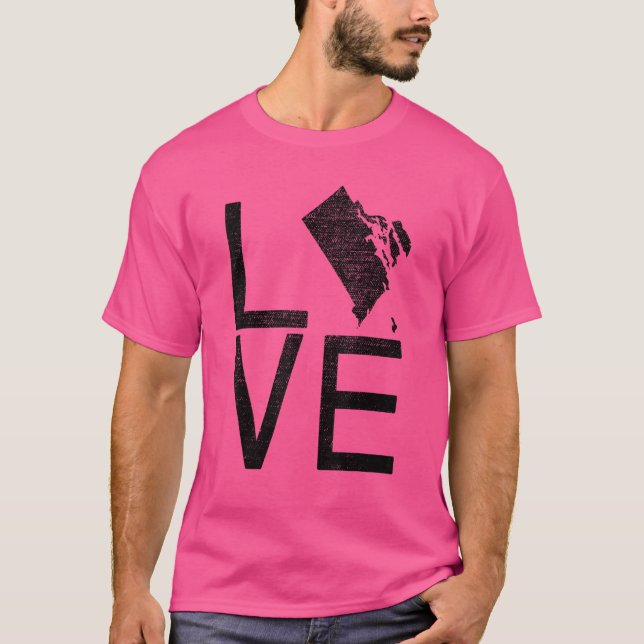 Camiseta Orgulhoso Mapa do Amor Rhode Island State Fan Rhod (Frente)