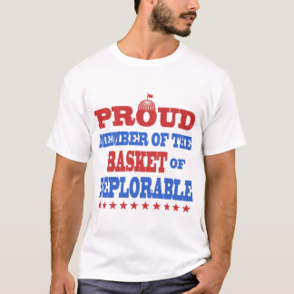 CAMISETA ORGULHOSO MEMBRO DA BASE DE DEPLORÁVEL