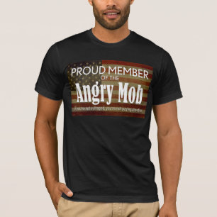 Camiseta Orgulhoso Membro da máfia zangada