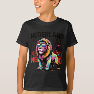 Camiseta Orgulhoso Nederland Rapazes Oranje Pai Holanda Hup