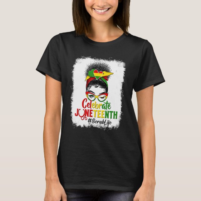 Camiseta Orgulhoso Negra Vida Escrupulosa Mensagem Bun Cele (Frente)