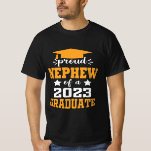 Camiseta Orgulhoso NEPHEW de uma Classe de Moderno Formando