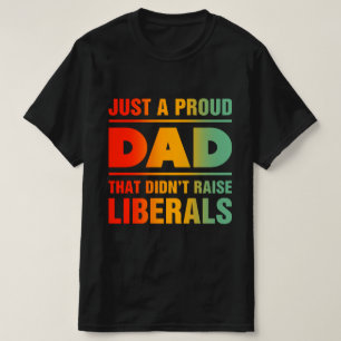 Camiseta Orgulhoso Pai Americano 4 de Julho Patriótico Engr