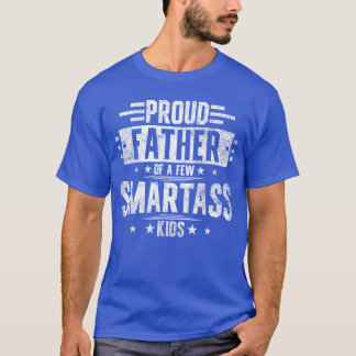 Camiseta Orgulhoso Pai De Alguns Amigos Engraçados Da Famíl