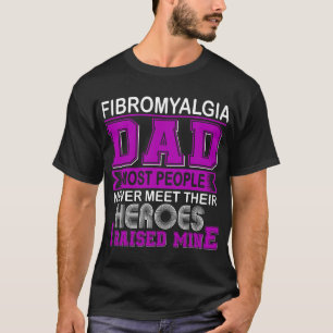 Camiseta Orgulhoso Pai de Fibromialgia Eu Criei o Meu