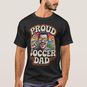 Camiseta Orgulhoso Pai de Futebol Torcedor Alegre para Pais