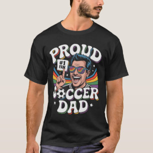 Camiseta Orgulhoso Pai de Futebol Torcedor Alegre Para Pais