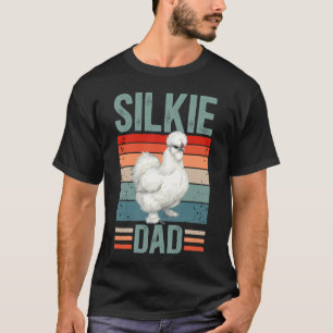 Camiseta Orgulhoso Pai de Galinha Sedosa Amante de Galinha