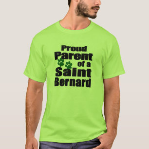 Camiseta Orgulhoso Pai de São Bernardo
