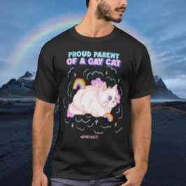 Camiseta Orgulhoso Pai De Um Gato Gay