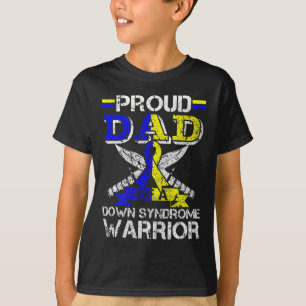 Camiseta Orgulhoso Pai De Um Guerreiro Com Síndrome De Down