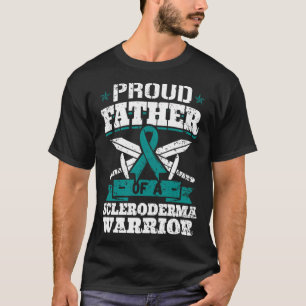 Camiseta Orgulhoso Pai De Um Guerreiro Da Esclerodermia Fai