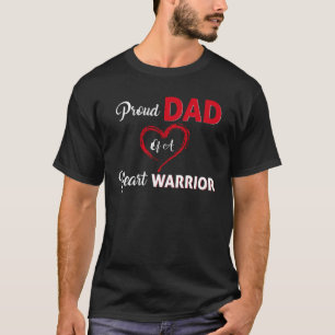 Camiseta Orgulhoso Pai de um Guerreiro do Coração Conscient