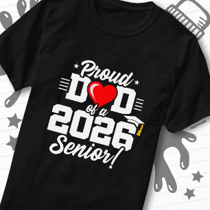 Camiseta Orgulhoso Pai de um Quociente de Graduação de 2026