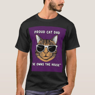 Camiseta Orgulhoso Pai Engraçado - Dia do Pai Puro