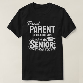 Camiseta Orgulhoso Pai/Mãe de um Formando da Turma de 2025